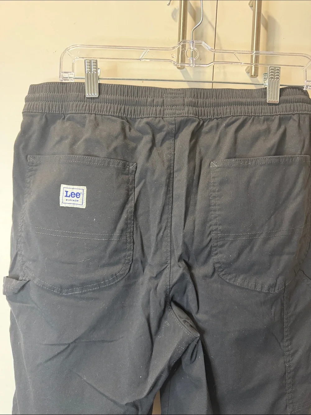 Lee Men's Black Drawstring Athletic Shorts